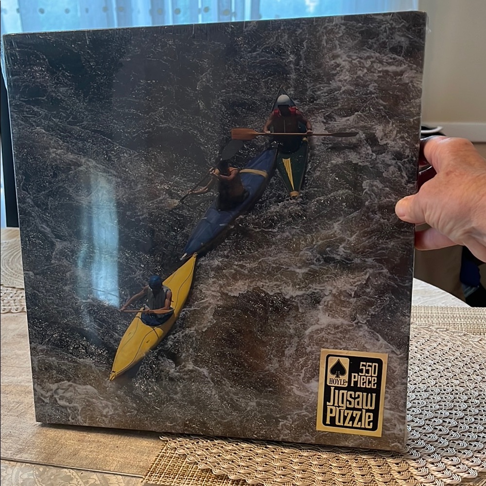 Kayaking Adventure 550-Piece Jigsaw Puzzle by Hoyle Vintage in Packaging